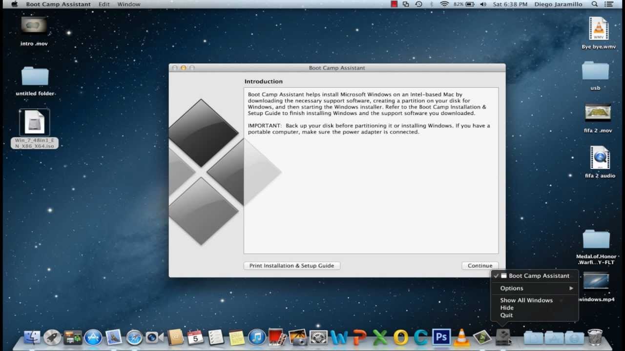 microsoft window 7 for mac